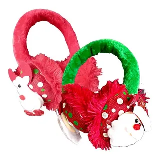 Diadema Orejas Navidad Frio Orejera Termica Invierno Peluche Diadema Orejas Navidad Frio Orejera Termica Invierno Peluche