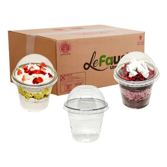 100un Mini Copinho Bolha 60ml Docinhos Verrine Brigadeiro