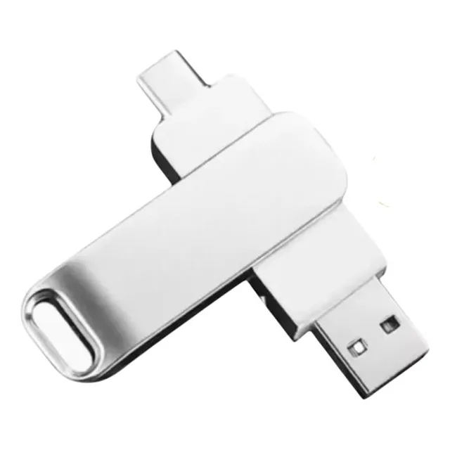 Memoria Usb 16tb 2 En 1 Usb Tipo C Alta Velocidad Plateado Silver18