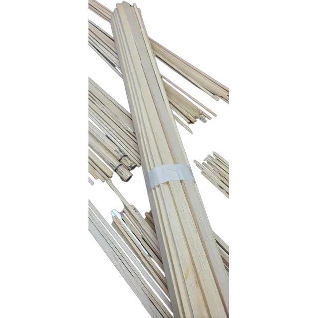 Varilla De Madera Balsa 4x25 Oferta X Unidad