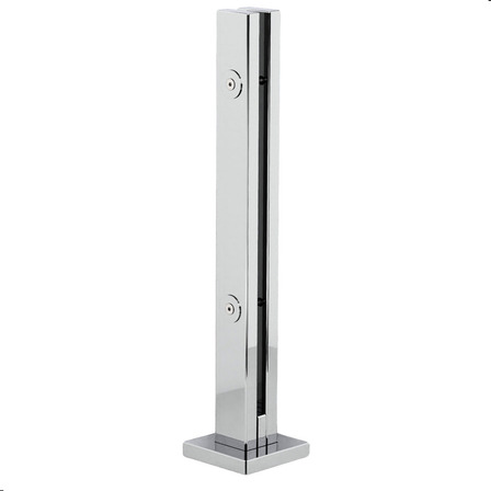 Kit 10 Torre Guarda Corpo Coluna Pinça Inox 40cm Para Vidro Kit 10 Torre Guarda Corpo Coluna Pinça Inox 40cm Para Vidro