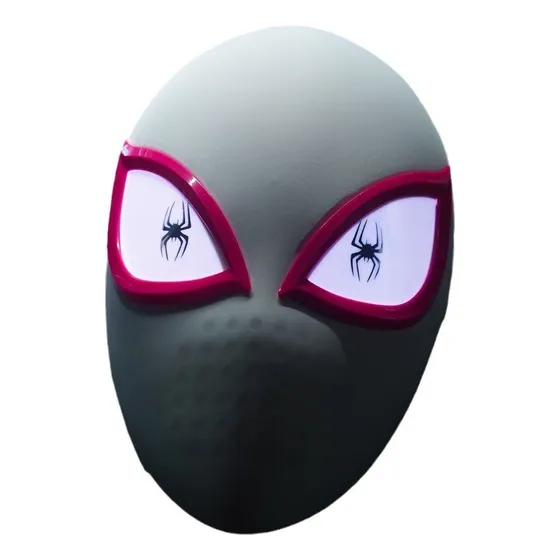 - Máscara Gwen Spider-man Electro-táctil Con Sensor De Luz