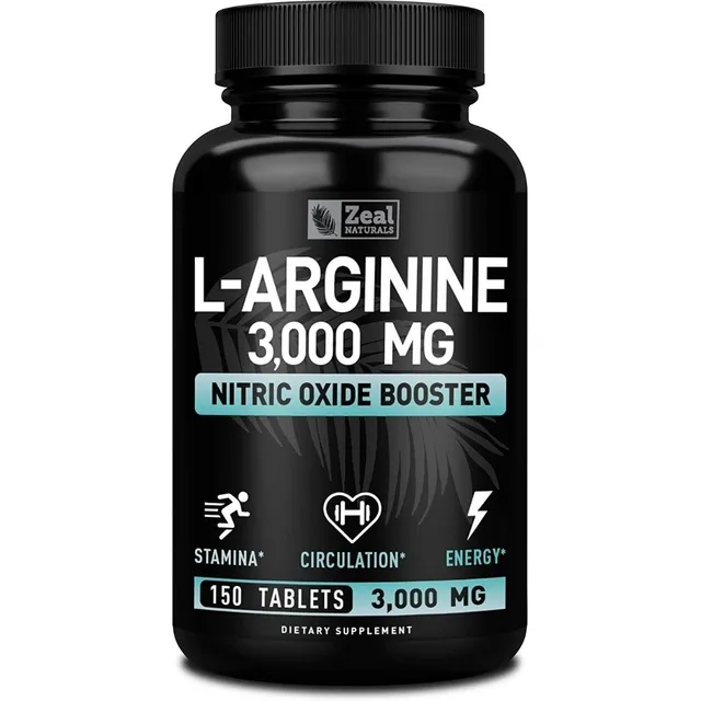 Oxido Nitrico L Arginine Arginina 3000mg  Booster Eeuu