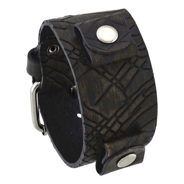 Nemesis Reloj Para Mujer Patrón Krueger Marrón Ancho Brazale
