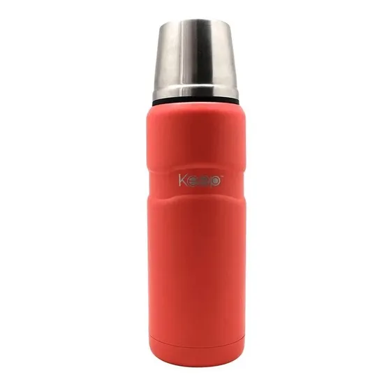 Termo De Acero Inoxidable 500ml Keep Doble Pared Muy Comodo