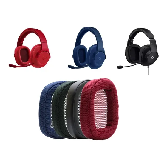 Espumas Almofadas Para Logitech G433 G230 G233 G332 G Pro