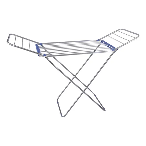 Tender Plegable de Pie con Alas Hogar Actual 150x55 Cm Aluminio Extensible azul