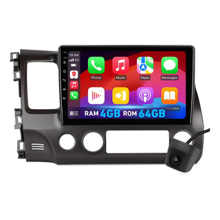 Estéreo 4+64g Carplay Para Honda Civic 2006-2011 Gps 4k Wifi Estéreo 4+64g Carplay Para Honda Civic 2006-2011 Gps 4k Wifi