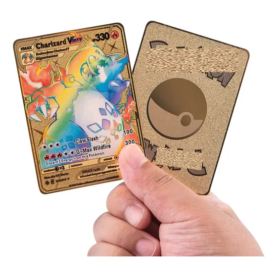 Carta Pokemon Metal Rígido No Flexible - Oferta