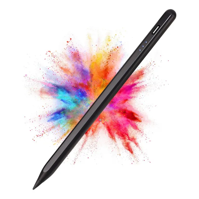 Lápiz Óptico Stylus Pluma Para iPad Y Universal Negro