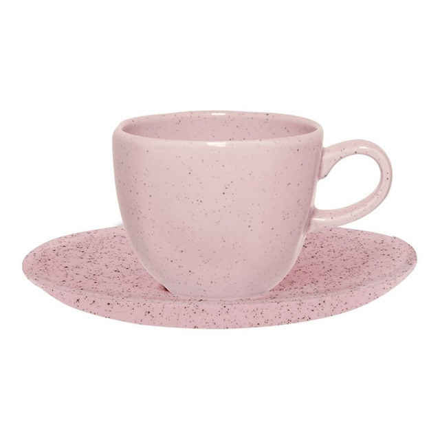 Conjunto De 6 XĂcaras Grandes Com Pires Ryo Pink Sand 77360 220ml Rosa Claro Oxford Conjunto De 6 XĂcaras Grandes Com Pires Ryo Pink Sand 77360 220ml Rosa Claro Oxford