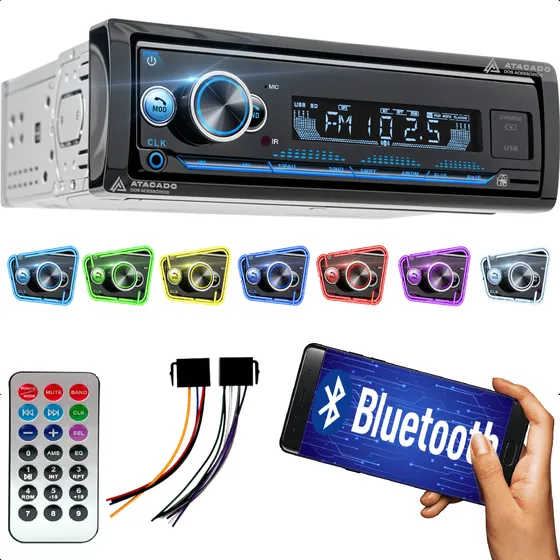 Radio Para Carro Automotivo Bluetooth Potente Melhor Q Pione