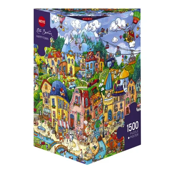 Puzzle Heye 1500  Happytown