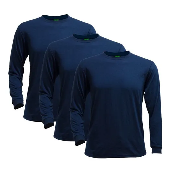 Camiseta Niño Manga Larga Con Puño Pack X3 Disershop