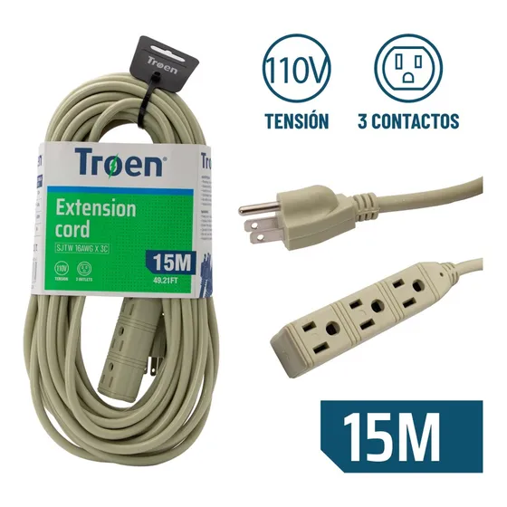 Extension Cord 15mts 3 Tomas Troen
