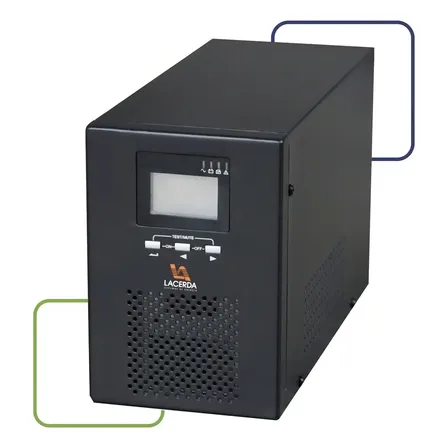 Nobreak Lacerda Proteus Senoidal 1000VA 6 Tomadas Preto