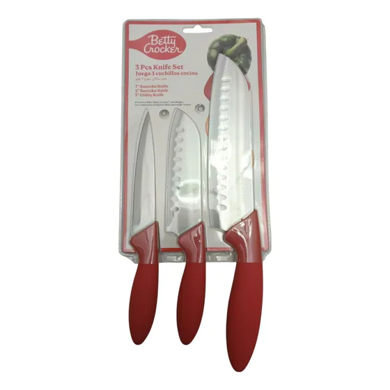 Set De 3 Cuchillos De Cocina
