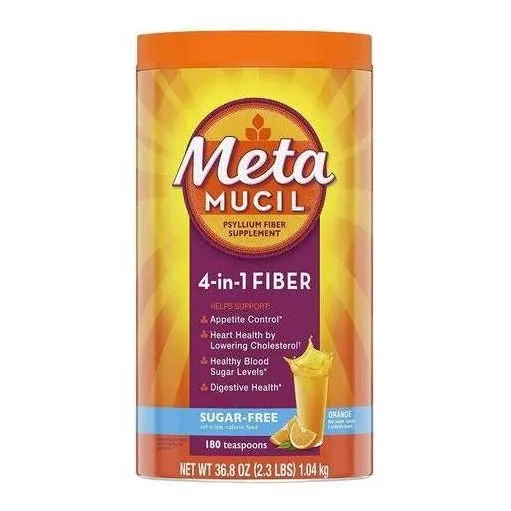 Metamucil 1.04 Kg 180 Cdtas En Polvo. Sugar Free