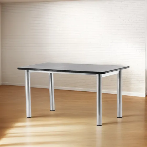 Mesa De Comedor Directorio Aimaretti 80 X 150 3  Gris Wengue