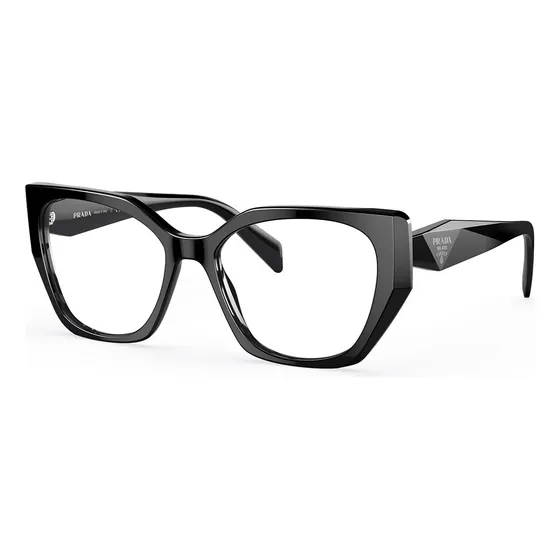Óculos De Grau Prada Catwalk Pr18wv 1ab1o1-52 Cor Preto Tamanho 52