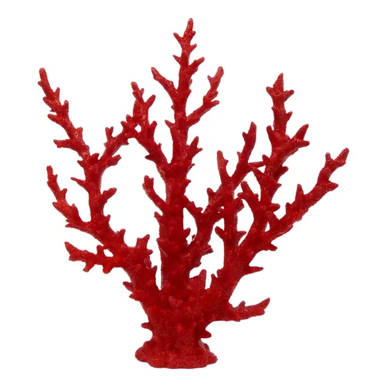 Coral Decorativo | Grande | Rojo
