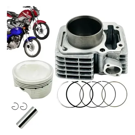 Kit Cilindro 190cc Cg Titan Fan Bros 150 Pistão 64,50