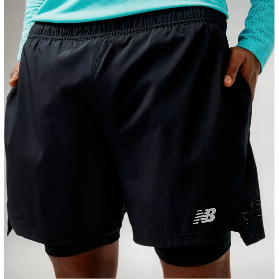 Short New Balance Running Hombre Accelerate Pacer 5 Inch 2-i