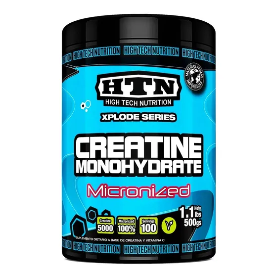 Creatine Monohydrate Micronized 500 Grs Htn Sin Tacc Vegana