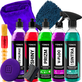 Kit Profissional Vonixx Shampoo V-floc Prizm Shiny Restaurax Kit Profissional Vonixx Shampoo V-floc Prizm Shiny Restaurax