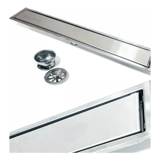 Rejilla Acero Inox. Doble Face 60cm