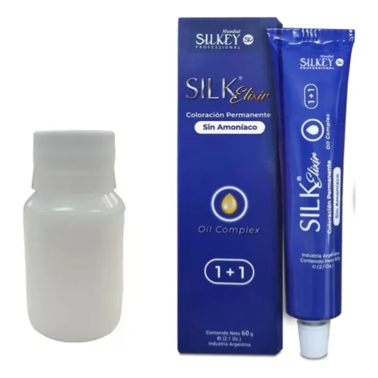 Tinta Silkey Elixir Sin Amoníaco Con Oxidante A Eleccion