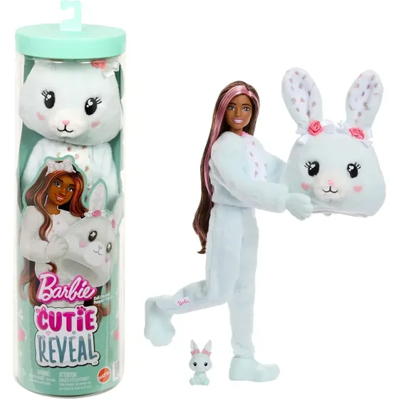 Muñeca Barbie Cutie Reveal Y Accesorios: Conejita Adorable