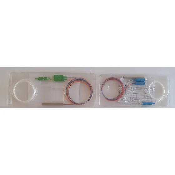 Fibras Ópticas: Splitters Plc 1x2 Conectores Sc/upc O Sc/apc