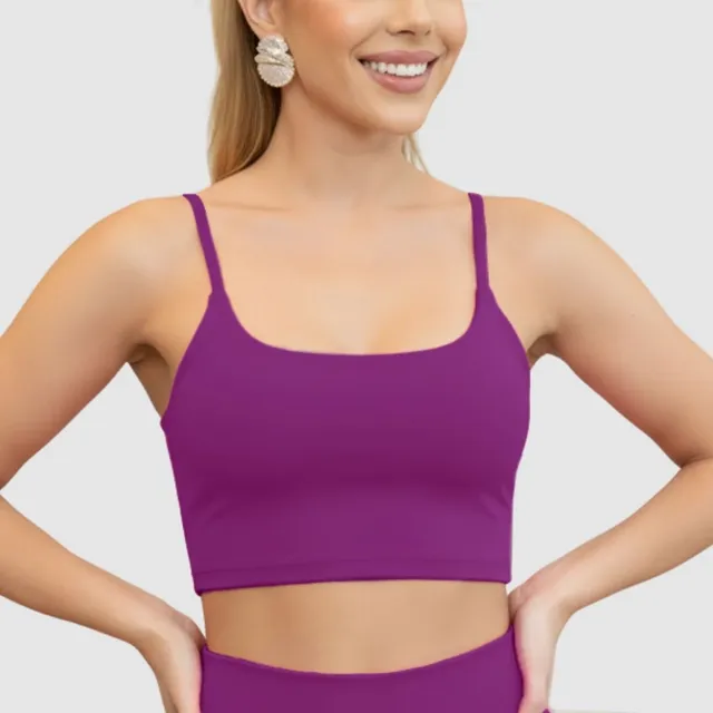 Cropped Top Regatinha Feminina Basica Alcinha Fina Suplex