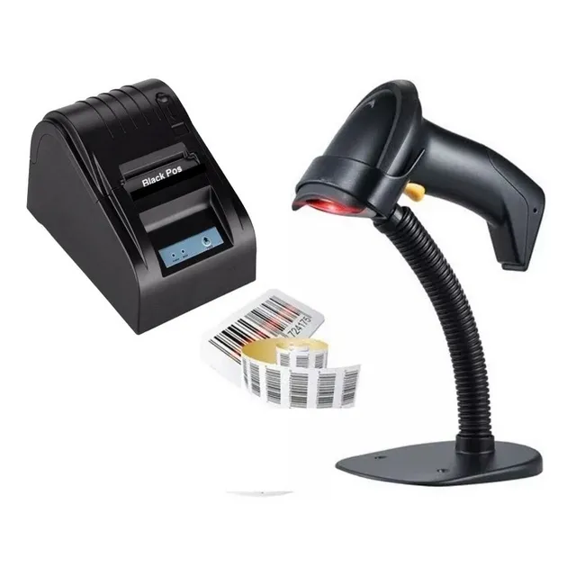 Lector De Codigos De Barras + Impresora 58mm + Software Pos