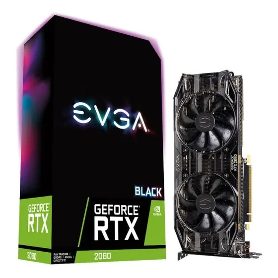 Nvidia Geforce Rtx 2080 Evga 8gb Black Edition