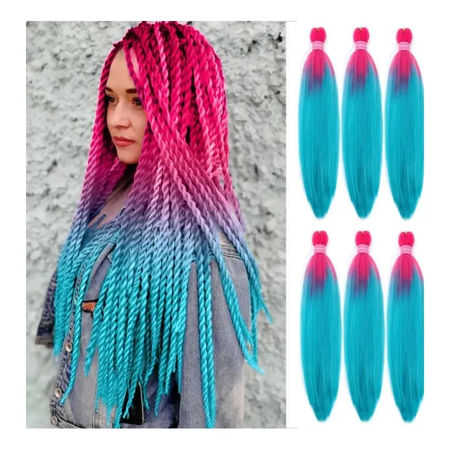 Extensión De Cabello  Trenzar Colores En Degrade  Niña Dama