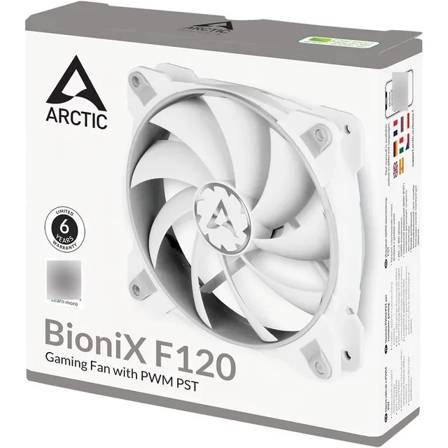 Arctic Ventilador Bionix F120mm Pwm Premium 1800rpm