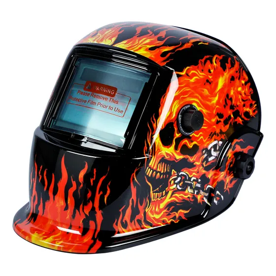 Máscara Solda Skull Escurecimento Automático Visão Truecolor