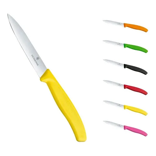 Cuchillo De Cocina Victorinox Swiss Classic Legumbres 10 Cm Color Amarillo