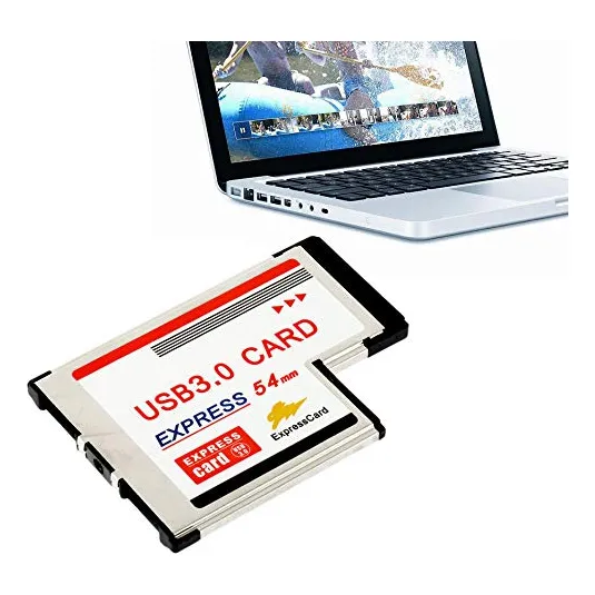Hub Usb 3.0 Oculto De 2 Puertos De 5 Gbps Para Express Card 