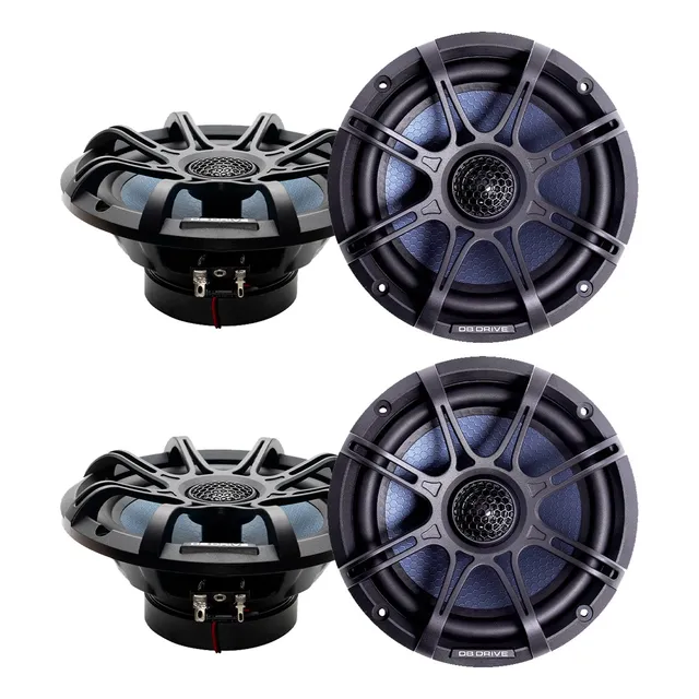 Pack 4 Bocinas Db Drive X-s65 6.5 Pul 240w Máx 60w Rms 4ohms Negro