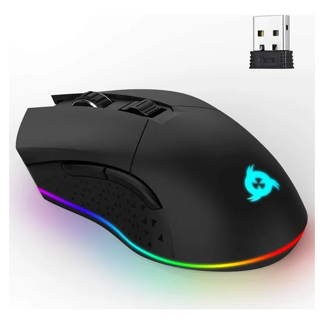 Mouse Rgb Inalambrico 6000 Ppp Para Juegos De Pc/mac/ps4