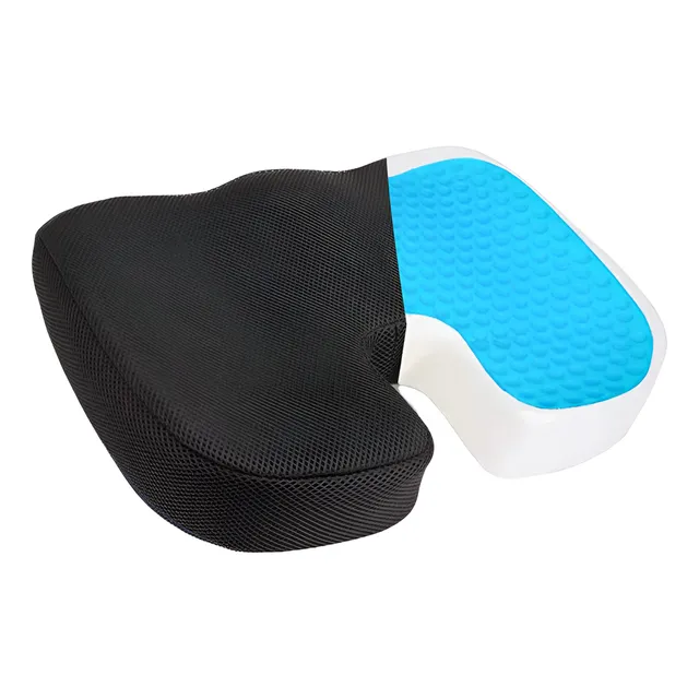 Cojin Gel Ortopédico C/memoria Viscoelástica + Funda Asiento