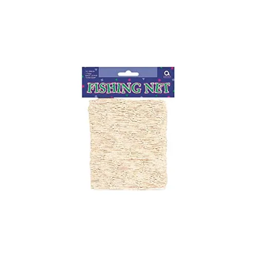 Amscan Party - Red De Pesca (6 X 8 Cm), Color Natural