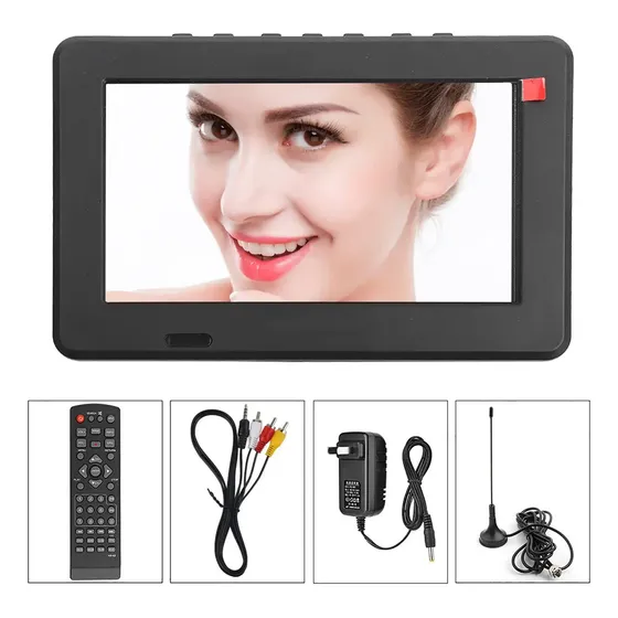 Televisor Portátil 1080p Atsc 7 16:9 Televisión Digital Tft
