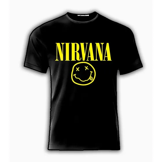 Playera Camiseta Nirvana Envio Gratis 3 Colores Unisex Incre