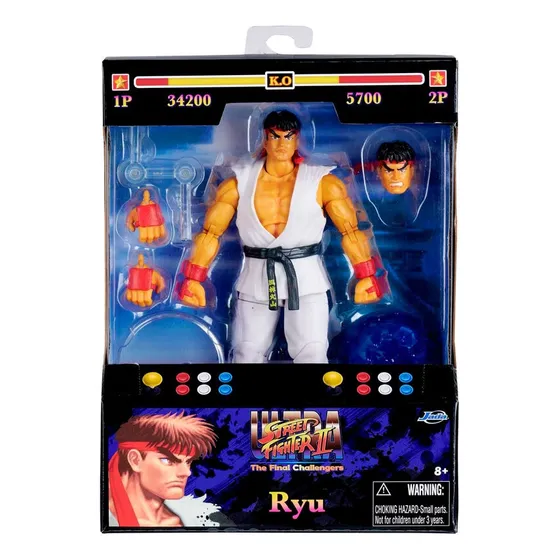 Figura Jada Toys Street Fighter Ii Ryu 15cm