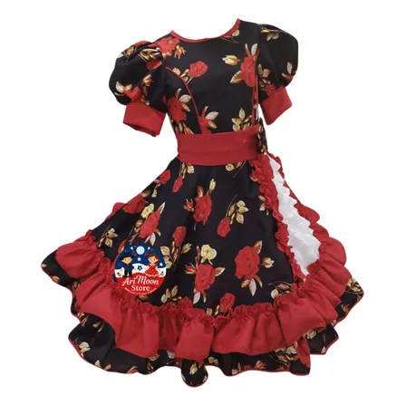 Traje De Huasa China O Vestido  De Cueca Talla 6 100%nacion