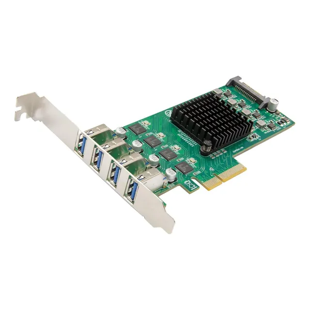 Usb 3.2 Gen 1, 5 Gbps, 4 Puertos Tipo A, Pci-e 30 X 4, Asmed